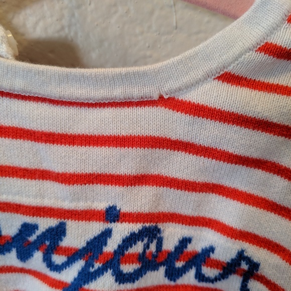 Janie and Jack "Bonjour" sweater outfit - Picture 3 of 4